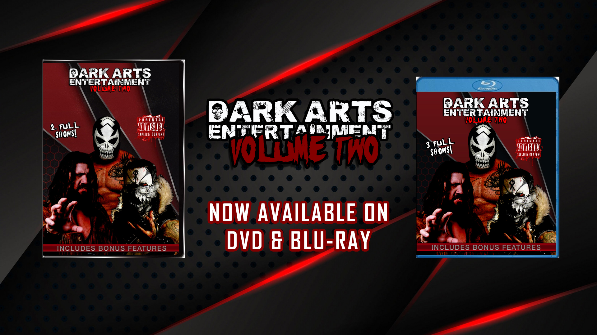 Dark Arts Entertainment: Volume Two Now Available on DVD & Blu-ray