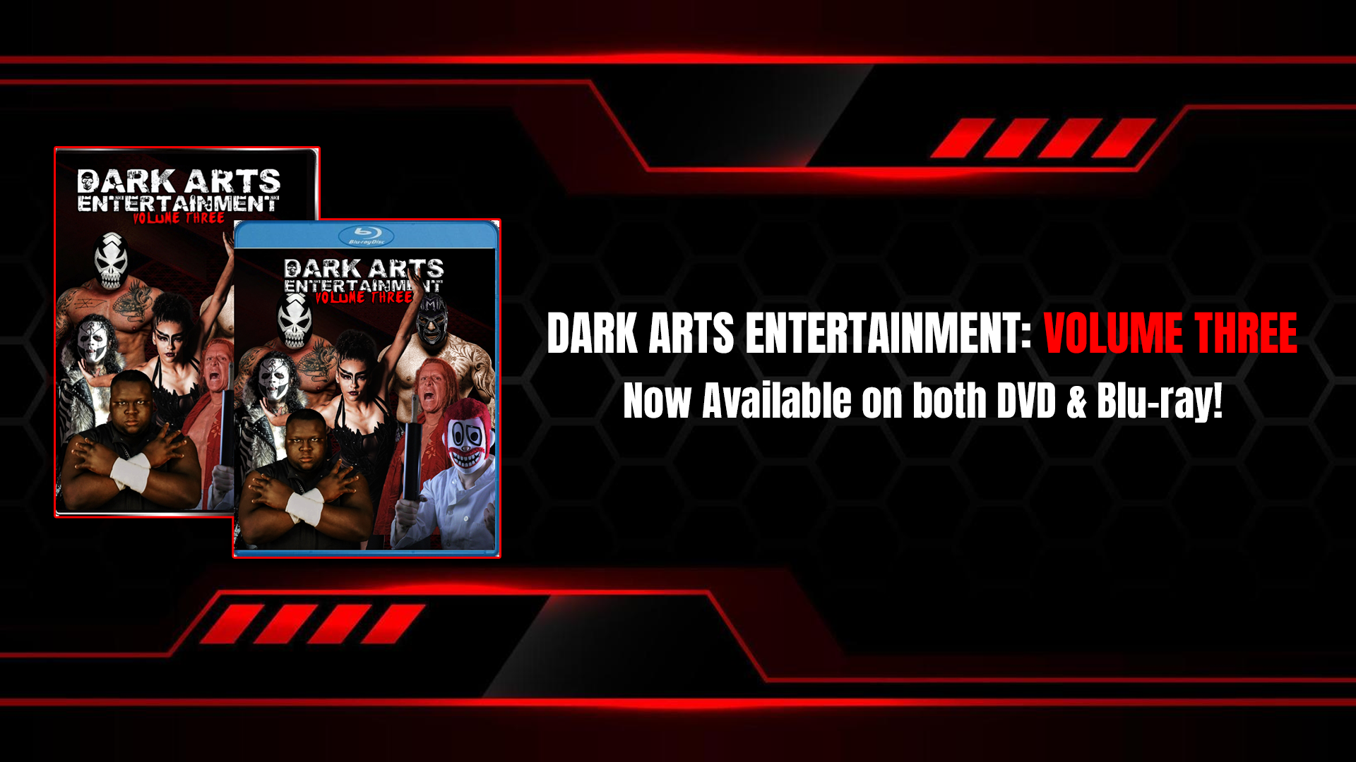 Dark Arts Entertainment: Volume Three Now Available on DVD & Blu-ray